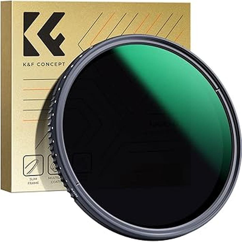 Lens Filter: K&F Concept 52mm Variable Neutral Density – Front View