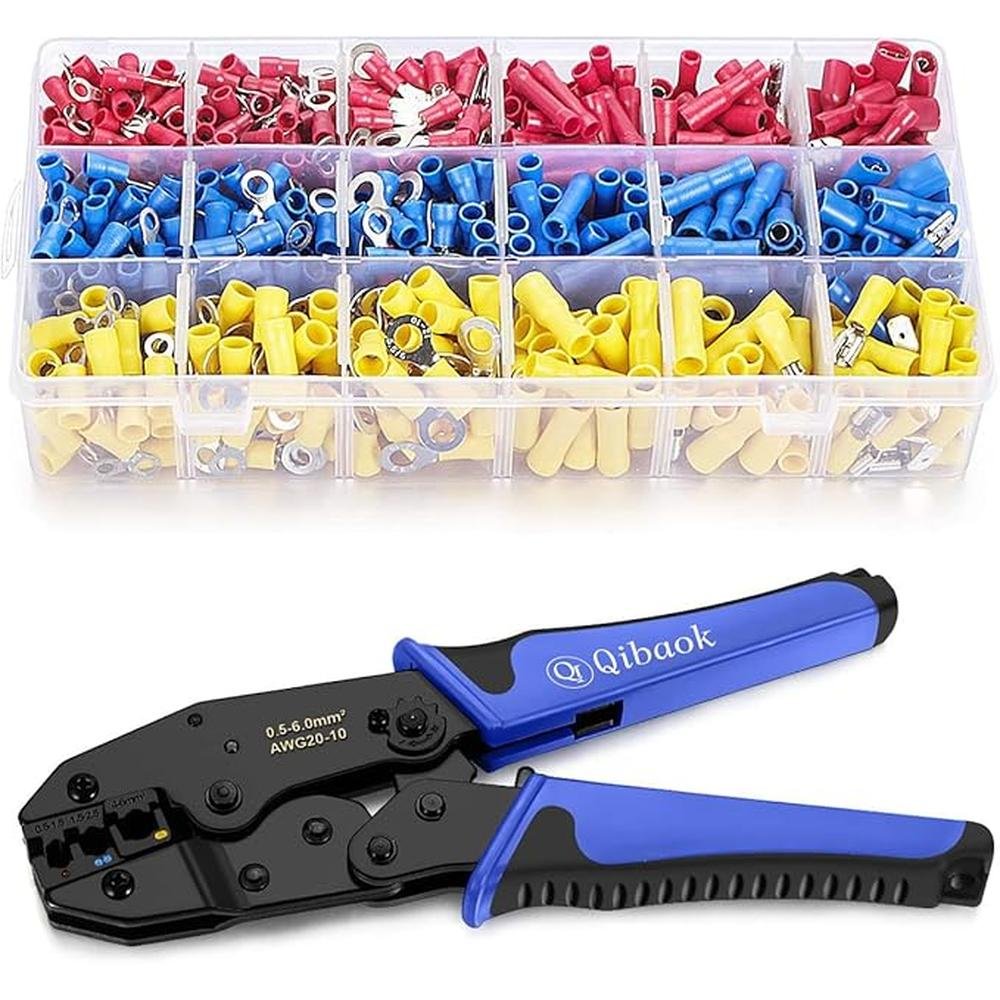 Terminals Insulated: Qibaok Wire Terminals Crimping Tool – Front View