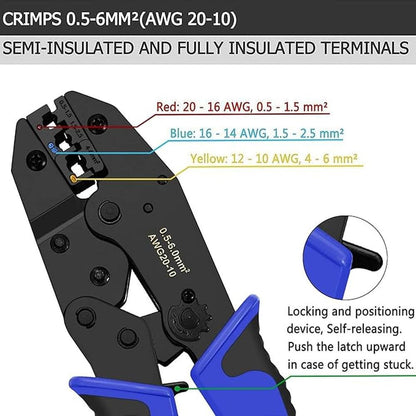 Terminals Insulated: Qibaok Wire Terminals Crimping Tool – In Use