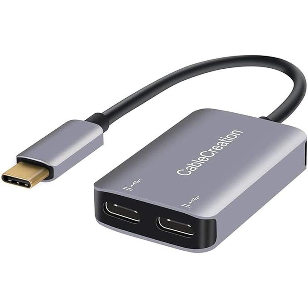 CableCreation USB Type C Splitter – Front View