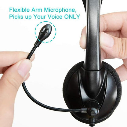 USB Type C Wired Headset with Mic Inline Volume Control – Close-up Detail