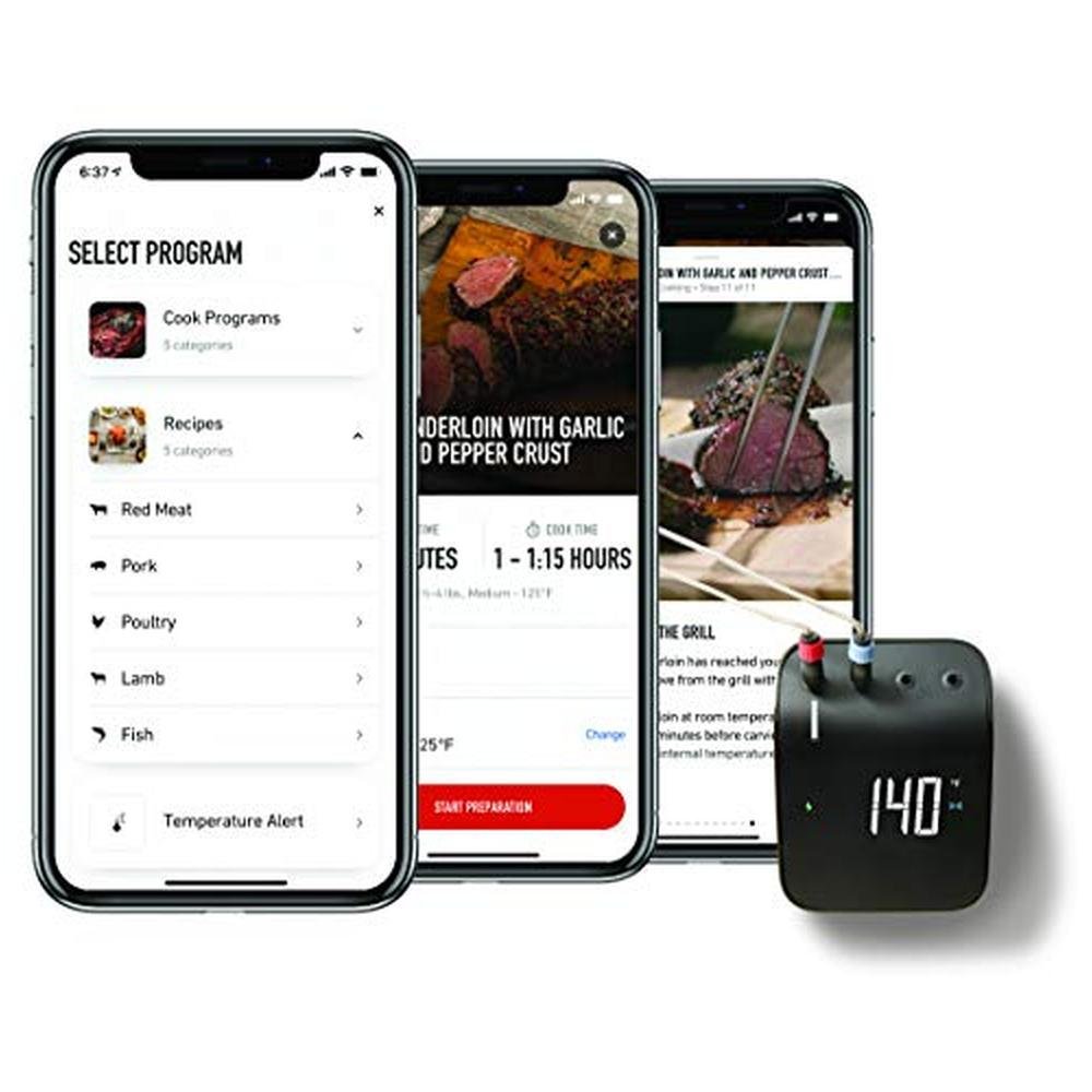 Weber Connect: Weber Connect Smart Grilling Hub Black – Side View