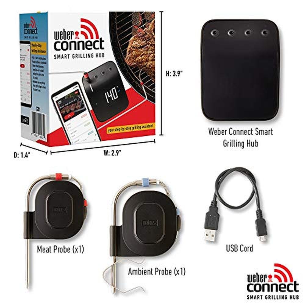 Weber Connect: Weber Connect Smart Grilling Hub Black – Close-up Detail