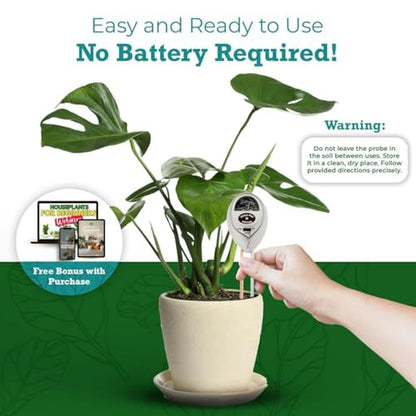 Houseplant Health Meter 3-in-1 Tool for Premium Plant Care – Close-up Detail