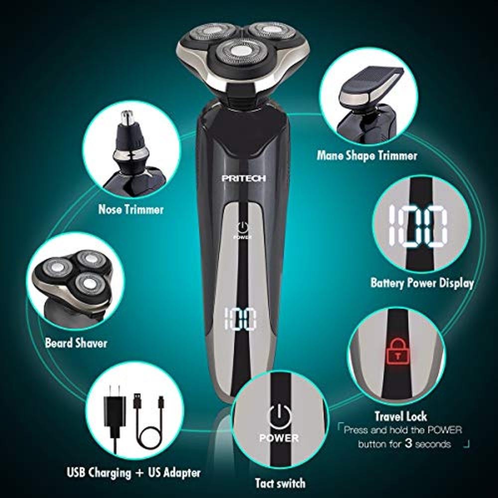 Premium Electric Razor for Men – Side View