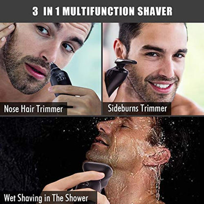 Premium Electric Razor for Men – In Use
