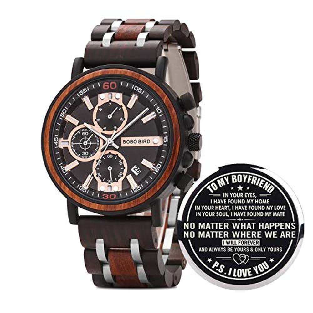 Boyfriend Bobo: BOBO BIRD S18-1 Personalized Engraved Wood – Front View