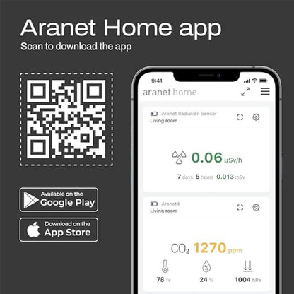 SAF Aranet4 Home: Wireless Indoor Air Quality Monitor for – Packaging