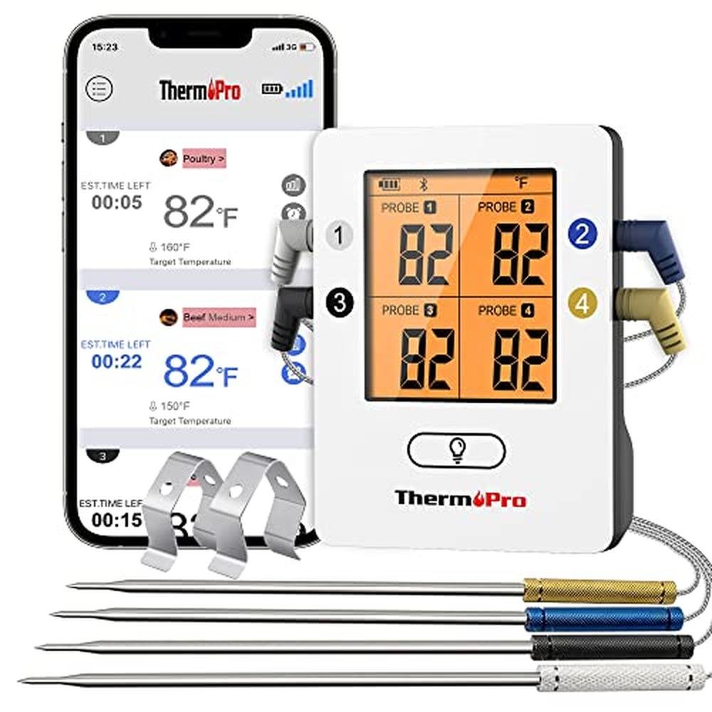 Meat Thermometer: ThermoPro TP25 650FT Wireless Digital – Front View