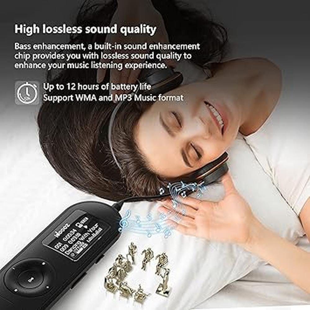 MP3 Player: Idooz U2 8GB Music Player with FM Radio – Side View