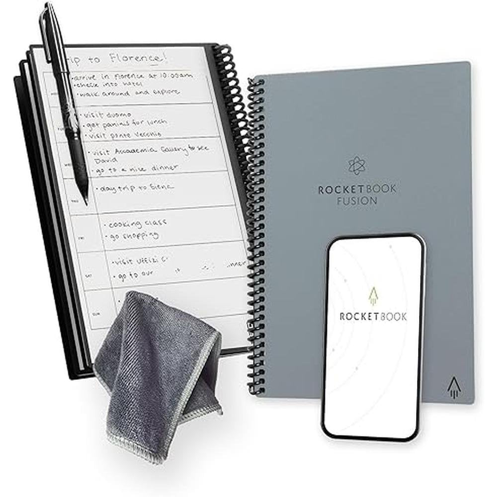 Rocketbook Fusion: Premium Reusable Smart Notebook – Front View