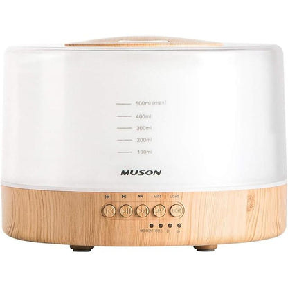 Oil Diffuser: Muson Essential Oil Diffuser Sound Machine – Front View