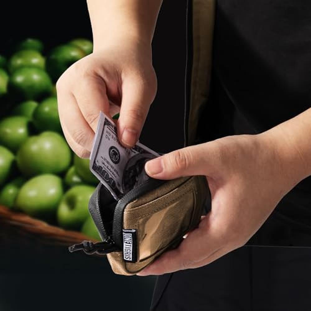 Wallet Onetigris: Onetigris Front Pocket Wallet with – Side View