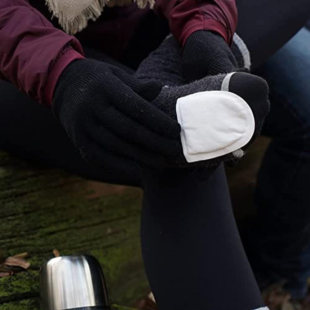 HotHands Toe Warmers: Premium Heat Packs – In Use