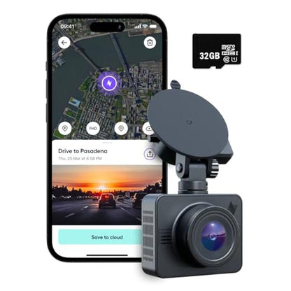 Nexar Beam GPS Dash Cam: Nexar Beam High-End Dash Camera – Front View