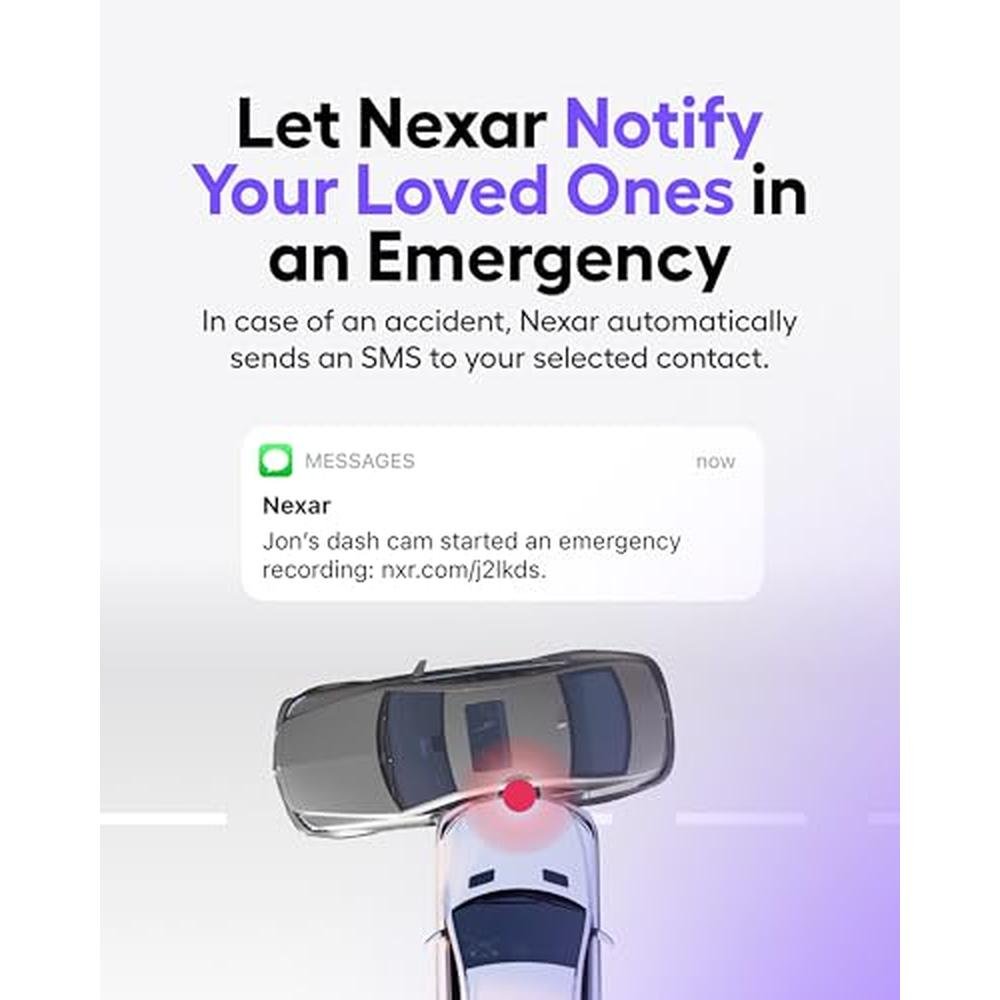 Nexar Beam GPS Dash Cam: Nexar Beam High-End Dash Camera – In Use