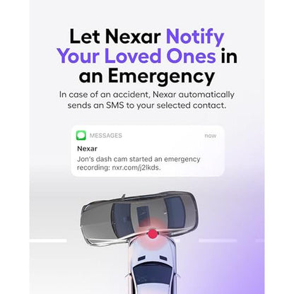 Nexar Beam GPS Dash Cam: Nexar Beam High-End Dash Camera – In Use