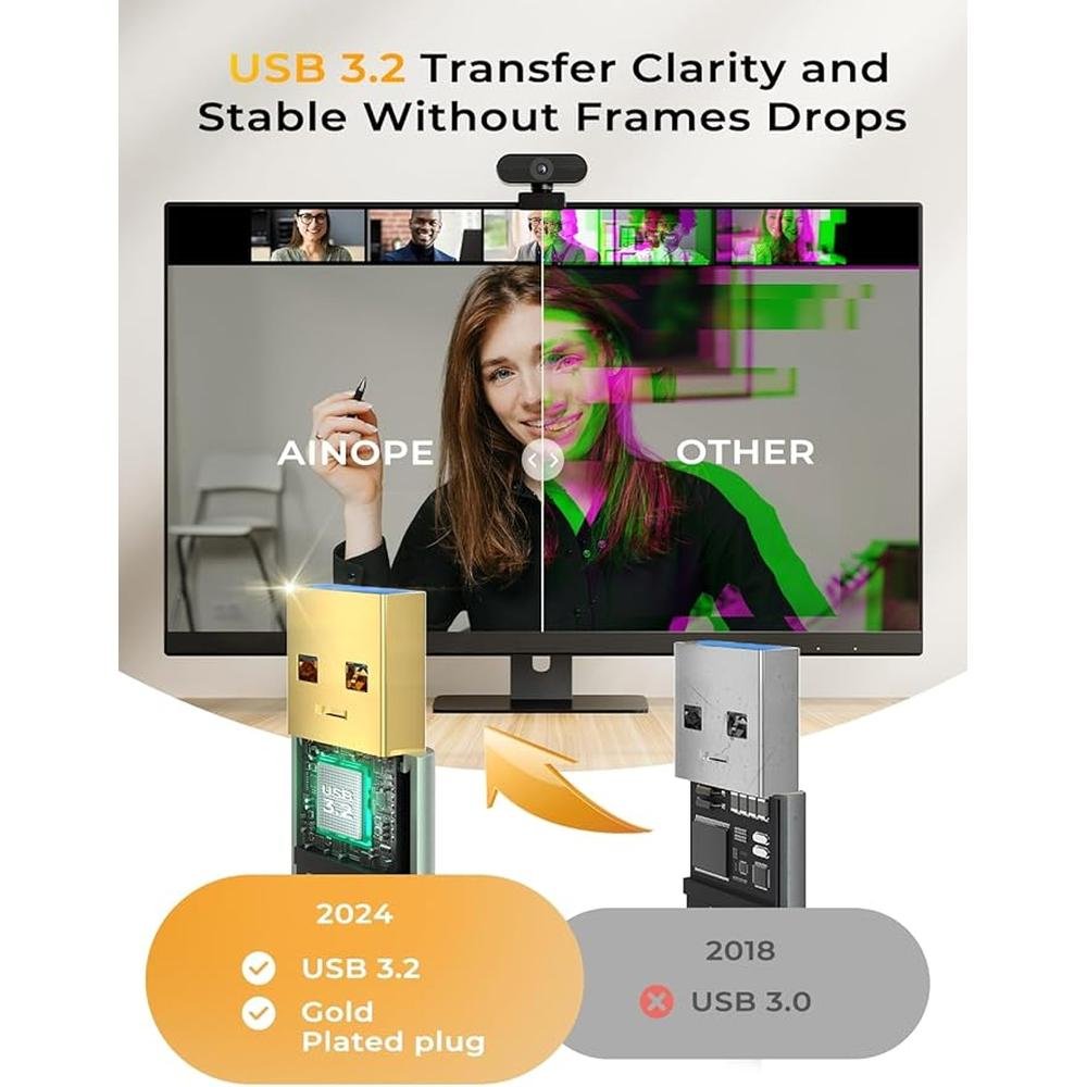 Extension Cable: AINOPE USB 3.0 Extension Cable Male to – In Use