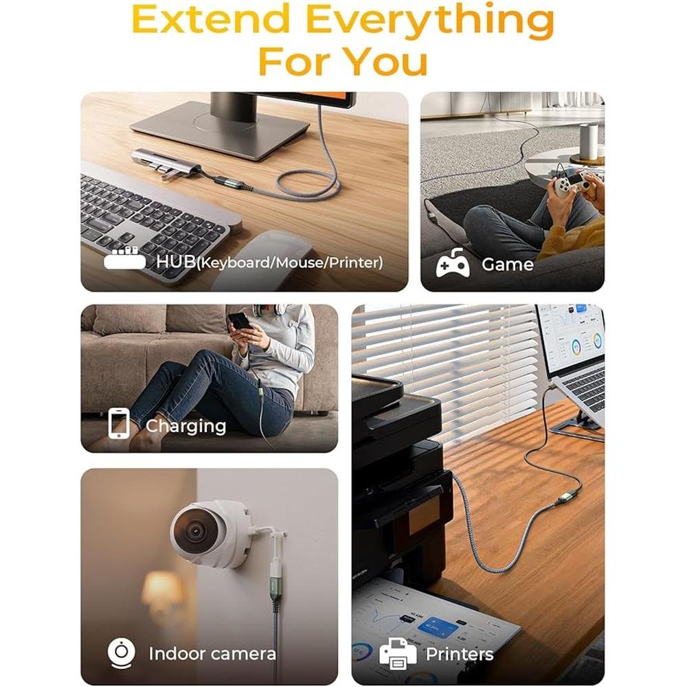 Extension Cable: AINOPE USB 3.0 Extension Cable Male to – Packaging