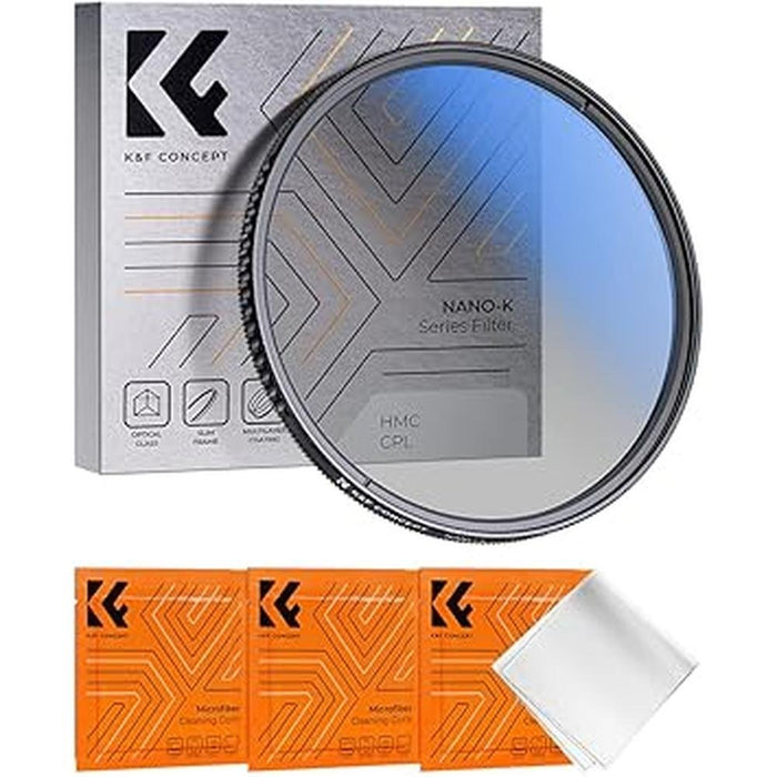 Circular Lens: K&F Concept 58mm Circular Polarizer Optical – Front View