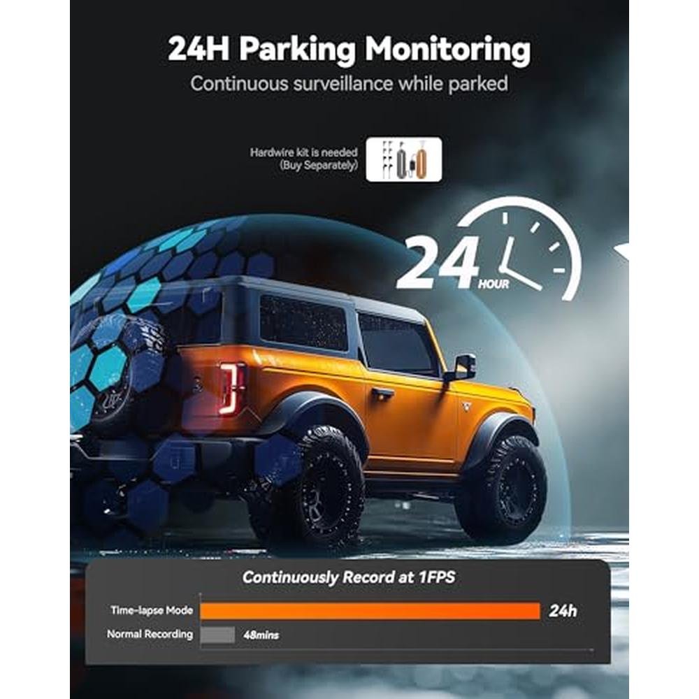 Mirror Wolfbox: WOLFBOX G840S 12 4K Mirror Dash Cam Backup – Packaging