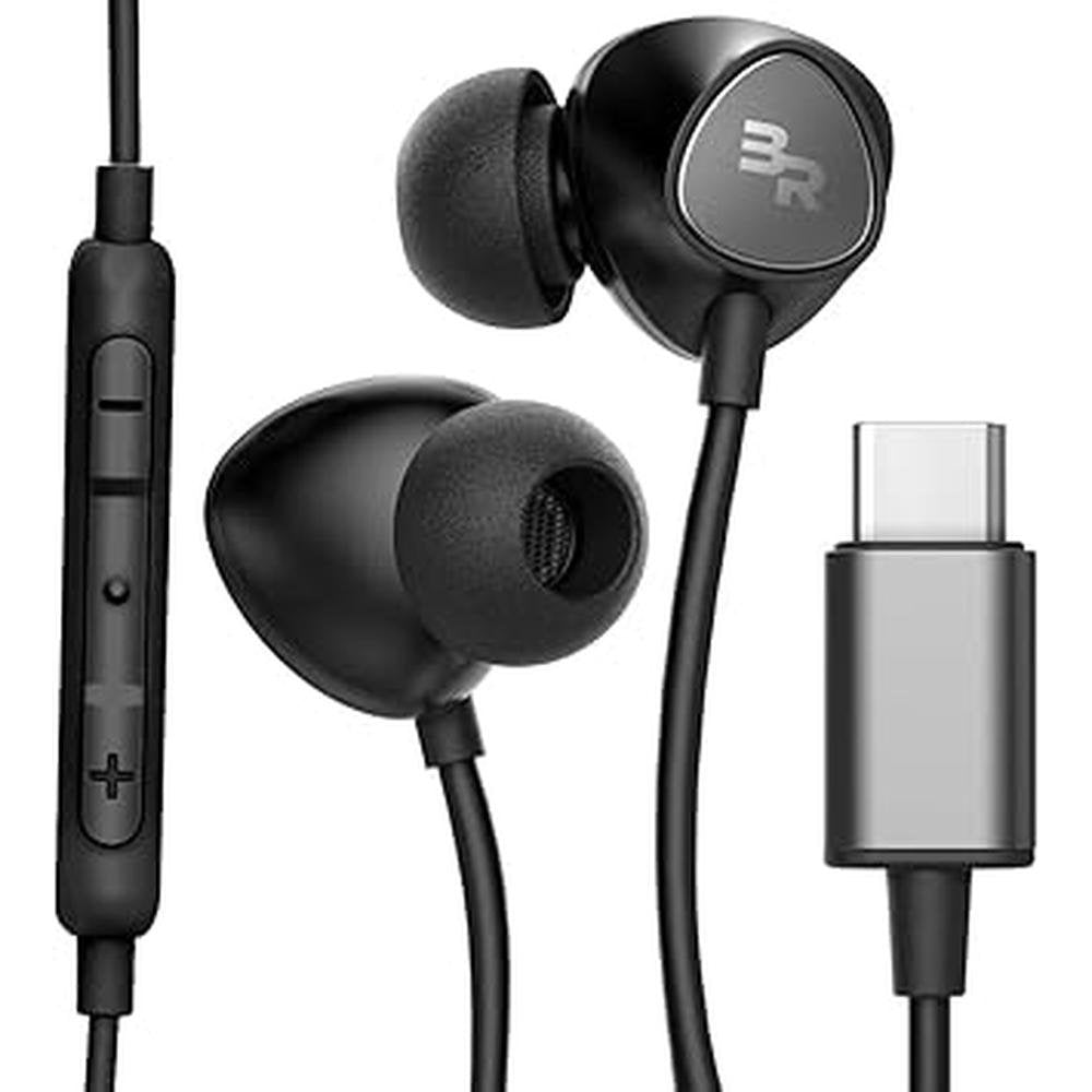Thore Headphones: Thore Type C In-Ear Wired Earbuds with – Front View