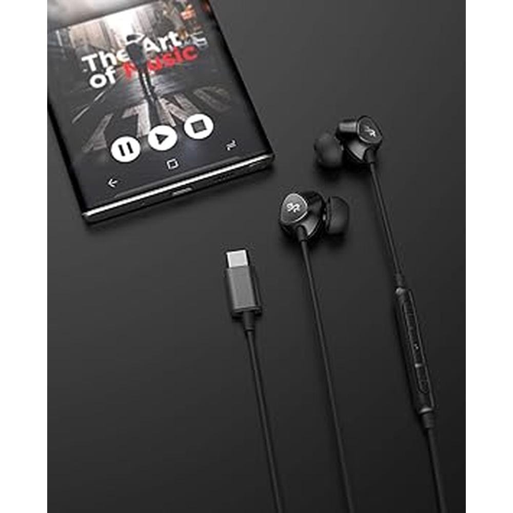 Thore Headphones: Thore Type C In-Ear Wired Earbuds with – In Use