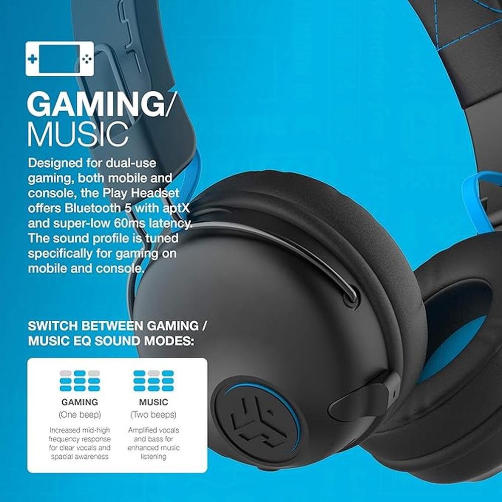 JLab Play Gaming Wireless Headset – In Use