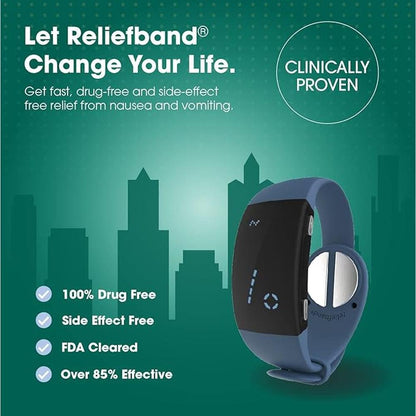 Reliefband Premier: FDA Cleared Vomiting Relief for Motion – Side View