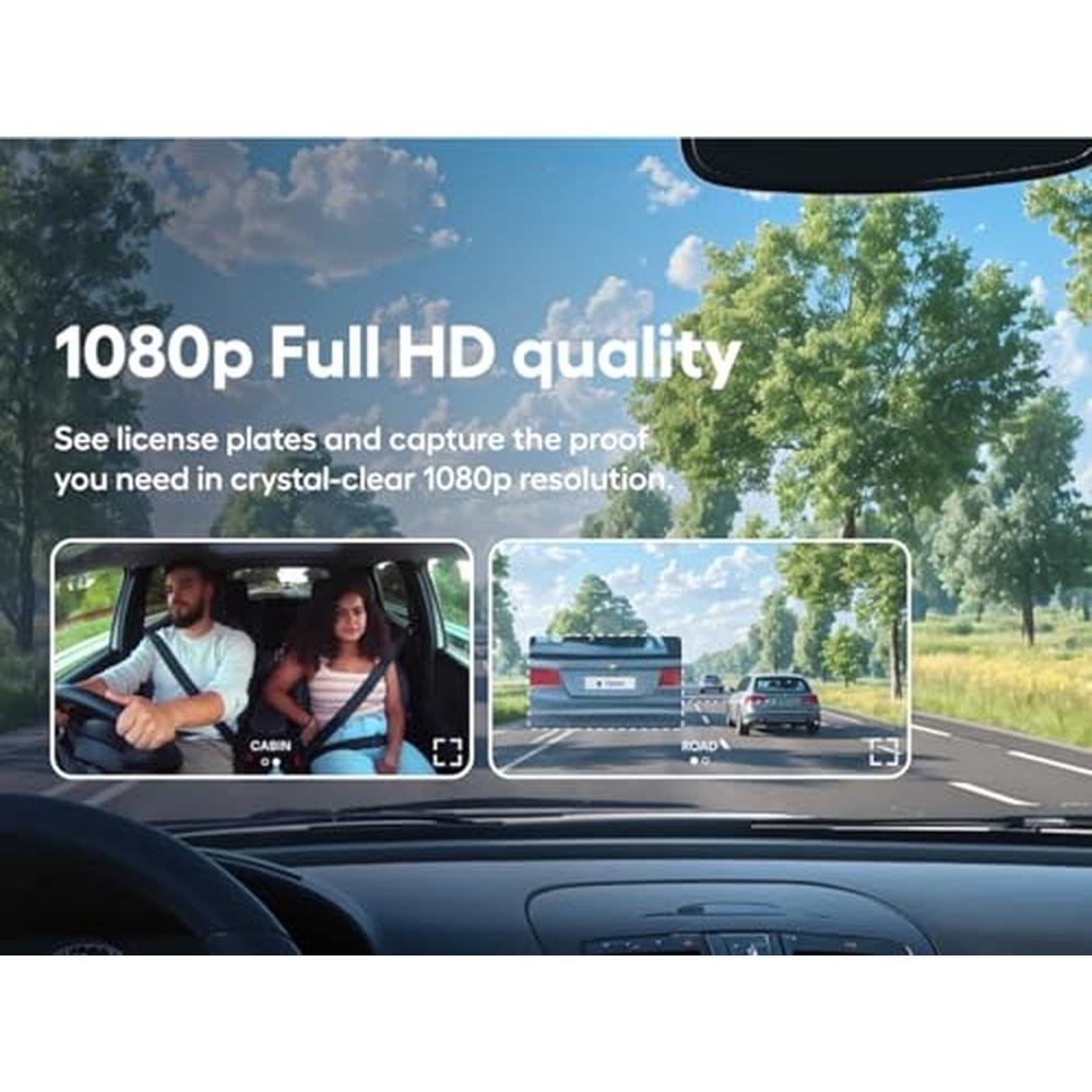Dash Camera: Nexar Pro Compact Dash Cam Front and Inside – Packaging