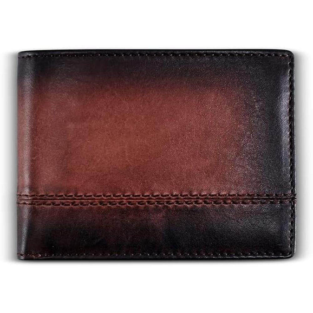 RFID Leather: Bull Guard RFID Leather Wallet The Respected – Front View