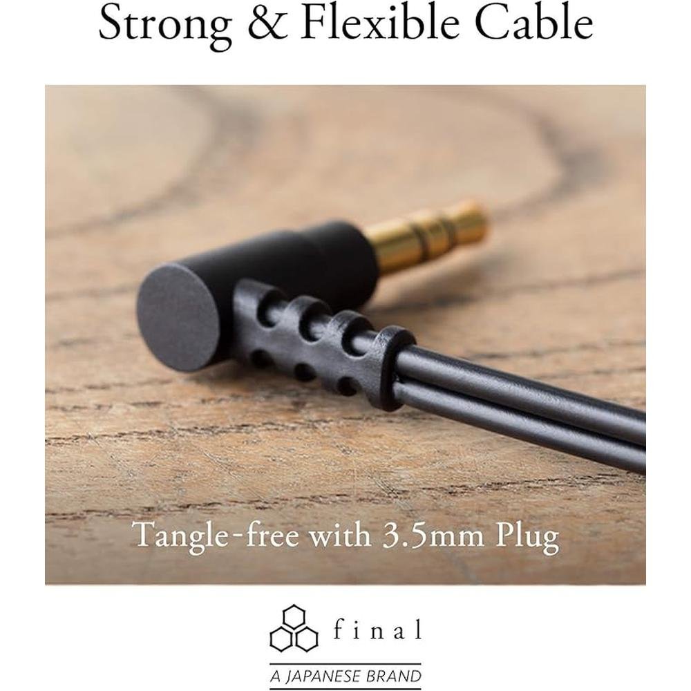 Final Audio E1000C In-Ear Headphones Earphones with Dynamic – Close-up Detail
