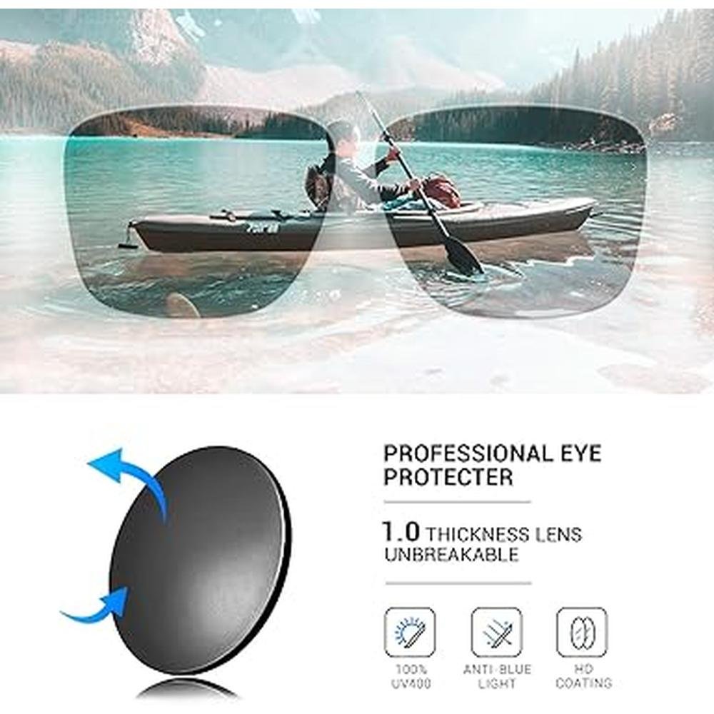 Torege Sports Polarized Sunglasses – Close-up Detail