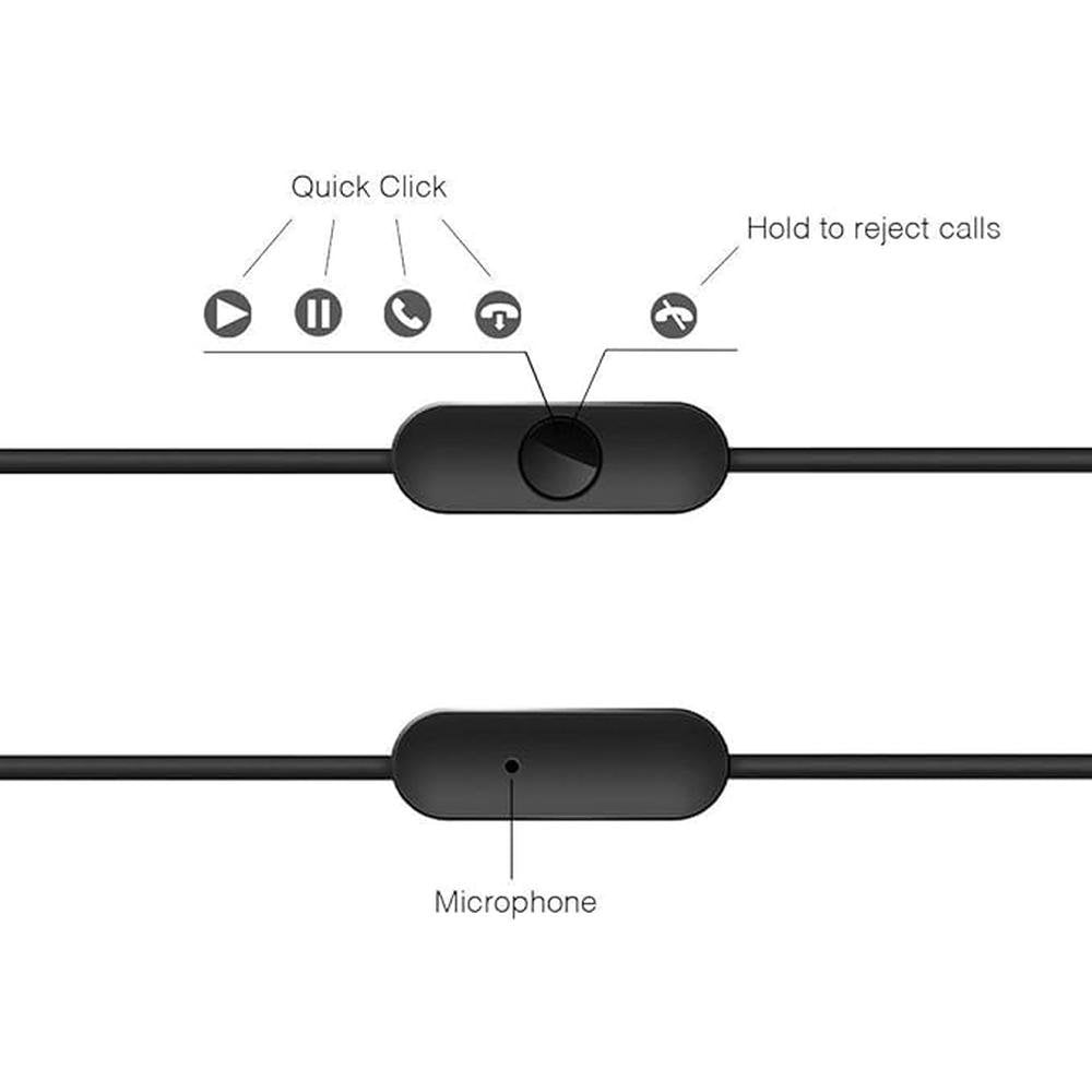 1MOREA E1009 Piston Fit in-Ear Headphones with Microphone – In Use