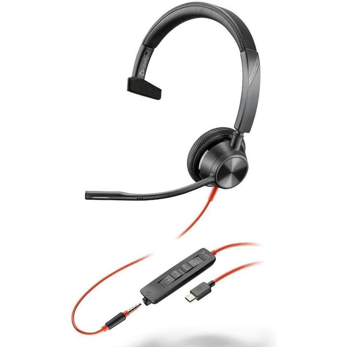 Plantronics Blackwire 3315: BW3315 USB-C Headset – Front View