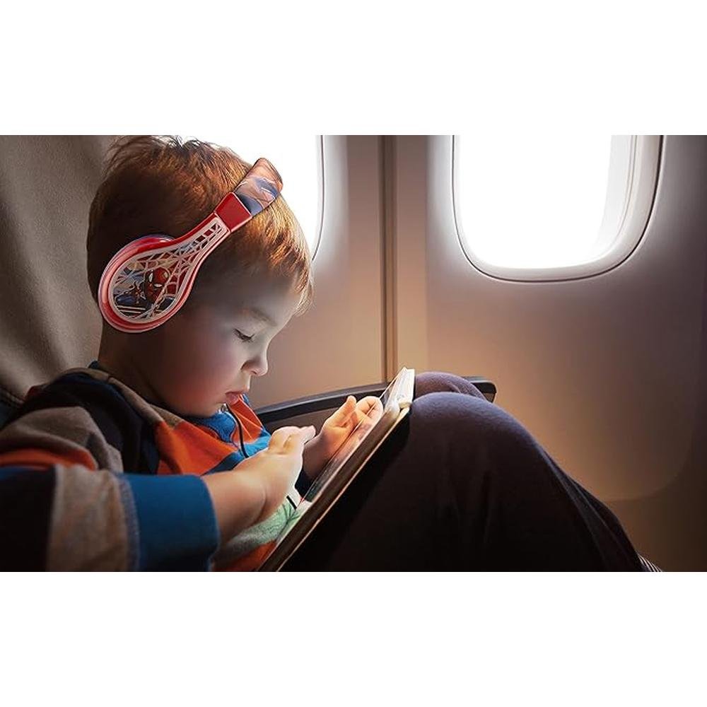 Spiderman Kids Headphones: Adjustable Headband – Close-up Detail