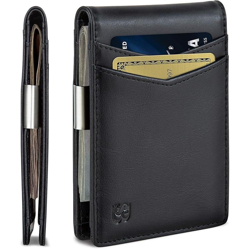 Serman Brands Money Clip Wallet – Front View