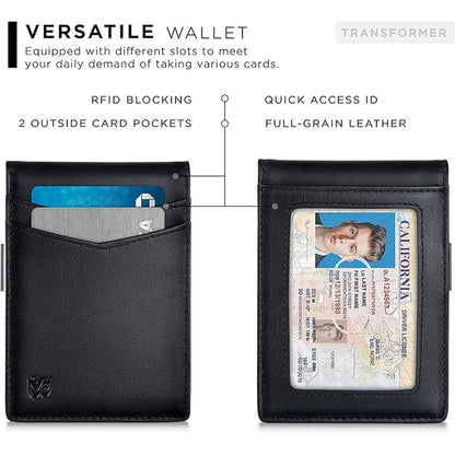 Serman Brands Money Clip Wallet – In Use