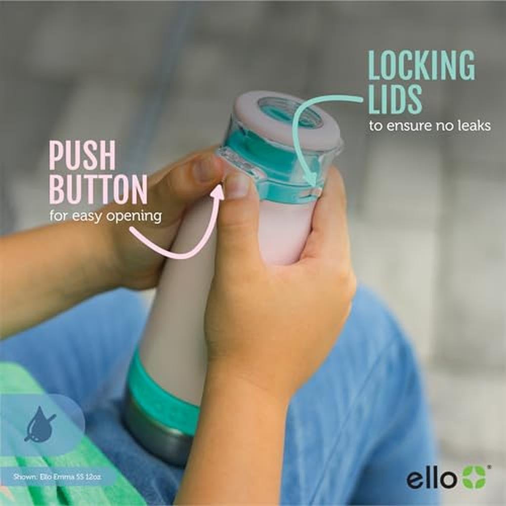 Ello Emma Water Bottle: Ello Emma 14oz Vacuum Insulated – In Use