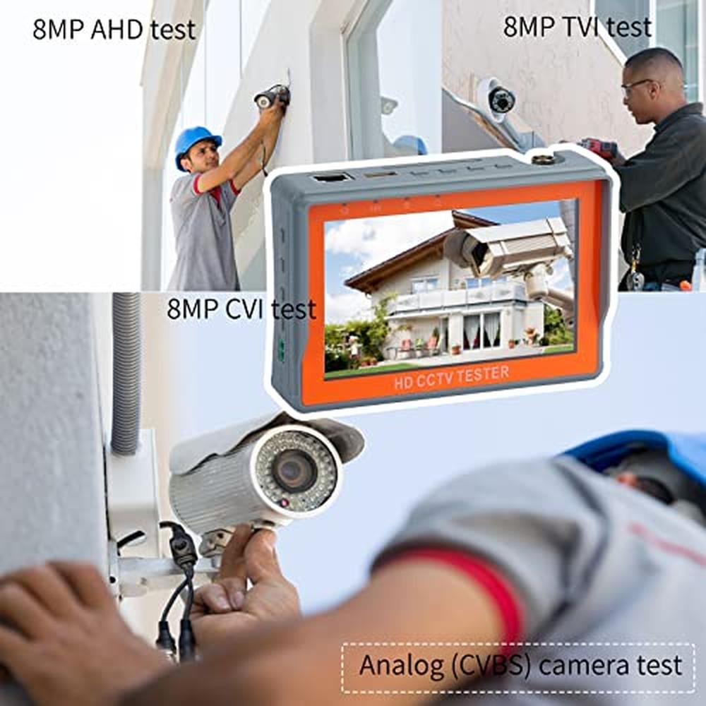 CCTV Camera Tester Monitor IV5 – Close-up Detail