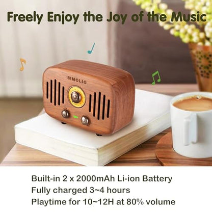 Radio Bluetooth: SIMOLIO Vintage Radio Retro Bluetooth – Packaging