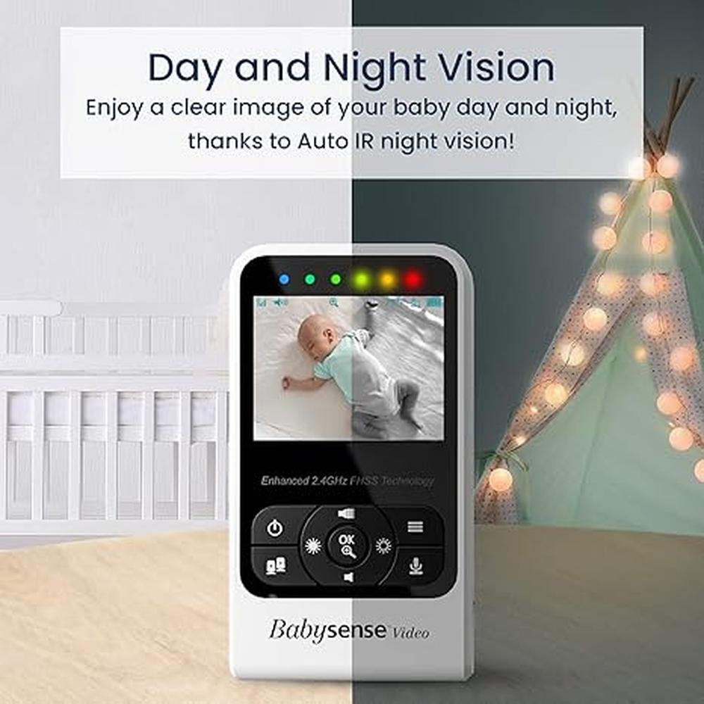 Babysense Video Baby Monitor: Babysense V24R High-End – Close-up Detail