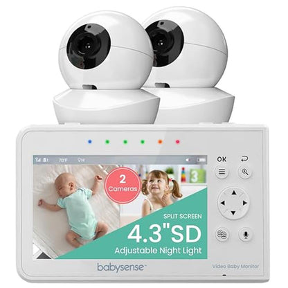 Baby Monitor: Babysense Baby Monitor with 2 Cameras and – Front View