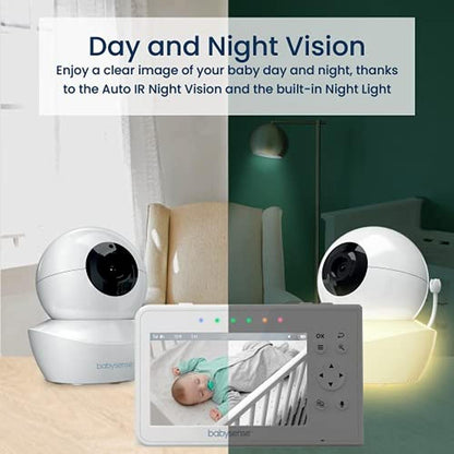 Baby Monitor: Babysense Baby Monitor with 2 Cameras and – Close-up Detail