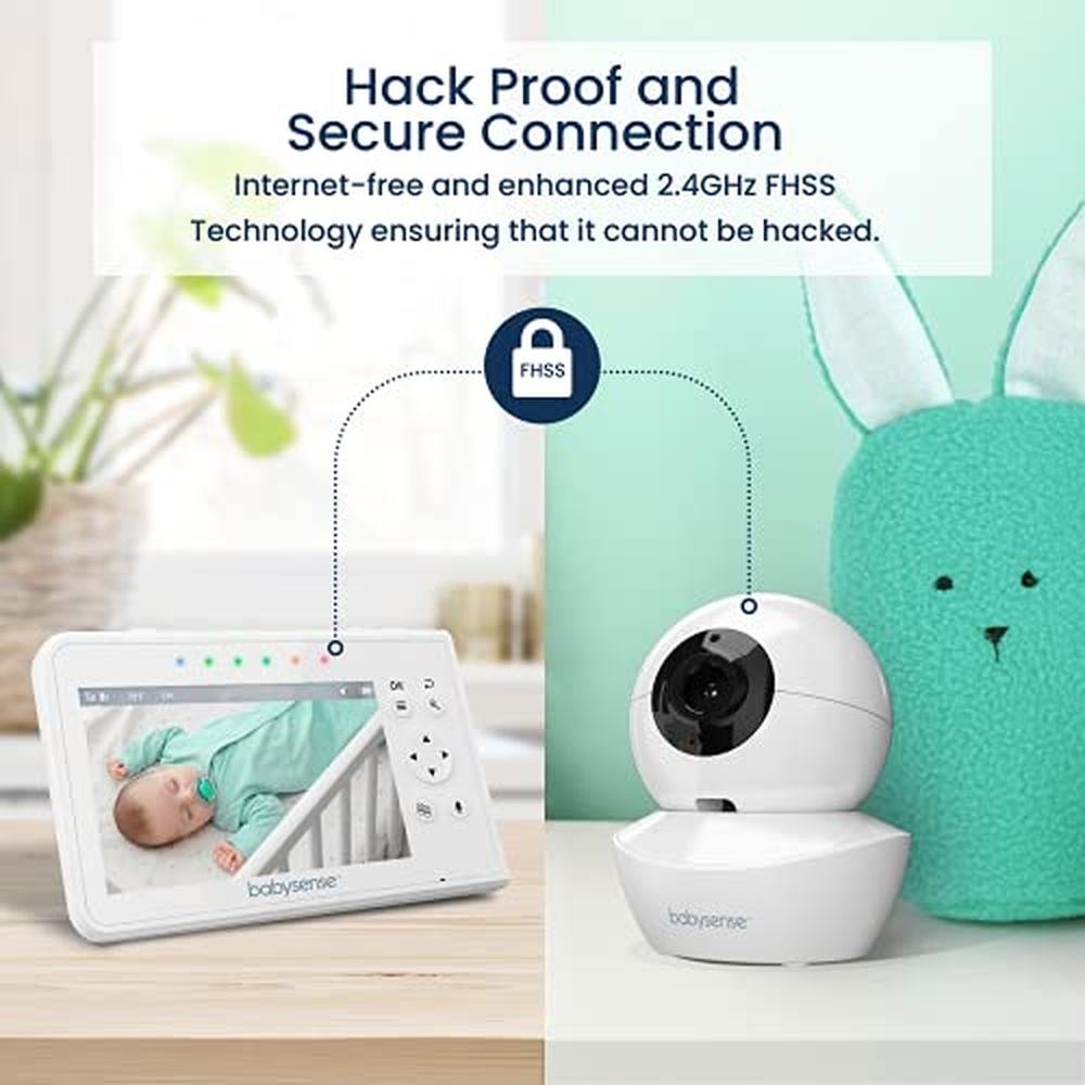 Baby Monitor: Babysense Baby Monitor with 2 Cameras and – Packaging