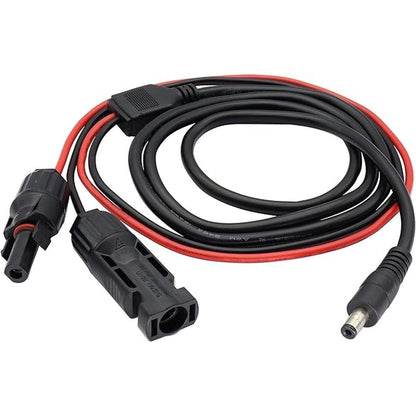 Solar Adapter: zdyCGTime Male and Female to DC 5.5mm x 2.1mm – Front View