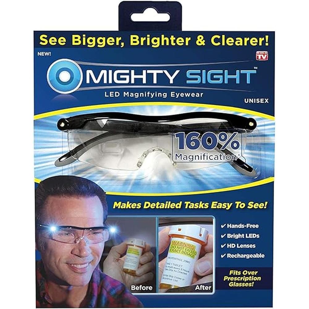 Ontel Mighty Sight: Ontel LED Magnifying Eyewear – Front View