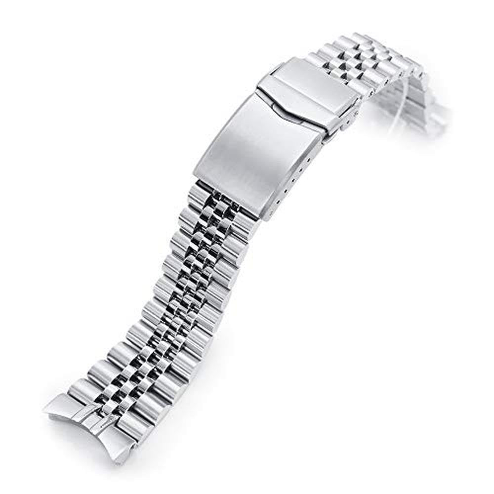 Premium 22mm Watch Bands: MiLTAT Super-J Louis for Orient – Front View