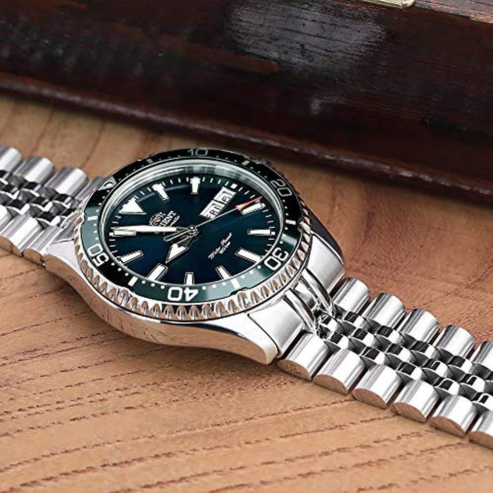 Premium 22mm Watch Bands: MiLTAT Super-J Louis for Orient – Side View