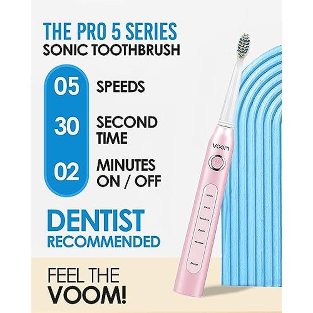 Sonic Electric Toothbrush: Voom Sonic Pro 5 Ultrasonic – Side View